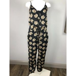 Dirty Ballerina Lion Spaghetti Strap Jumpsuit